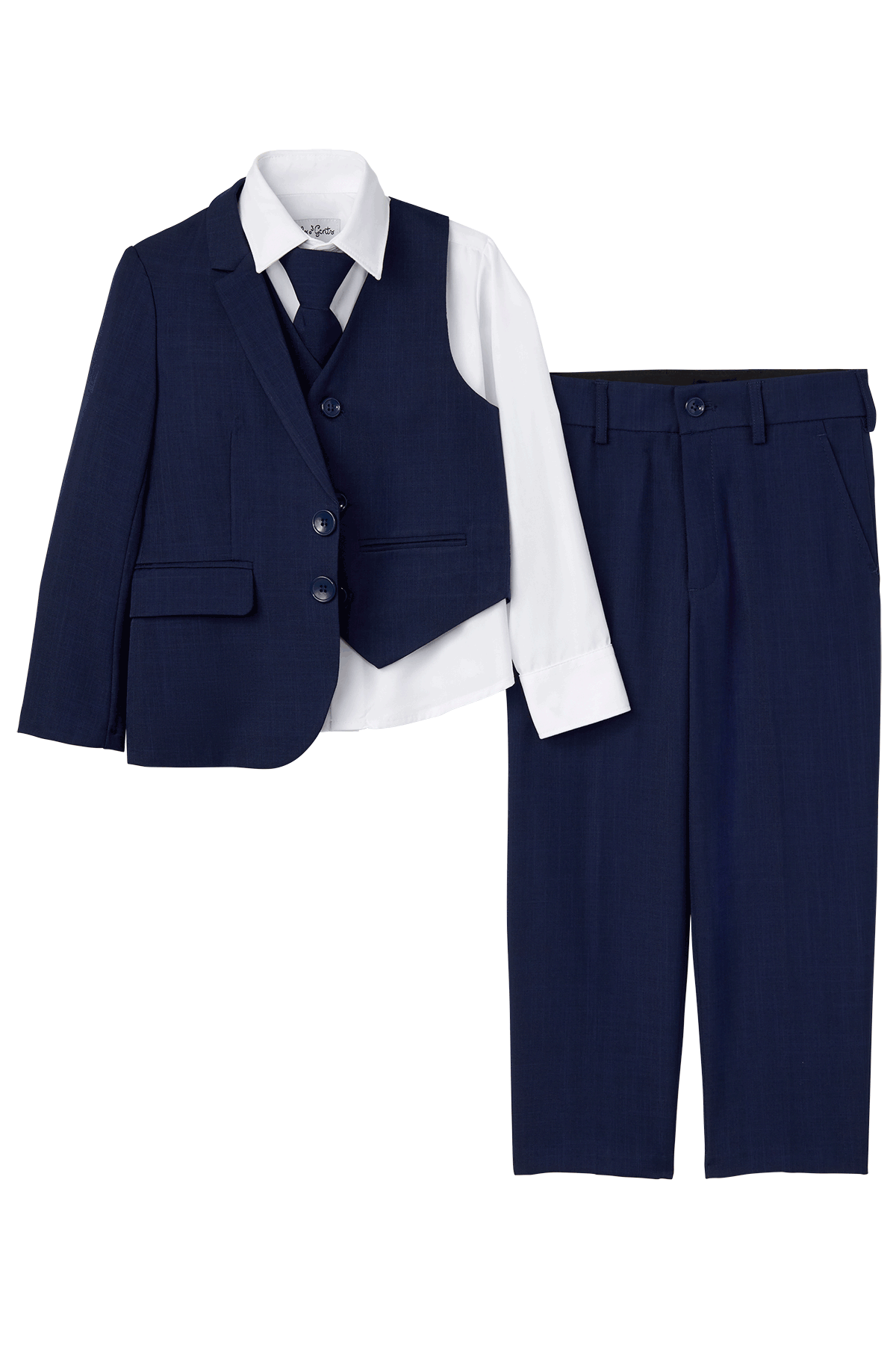 Kids Navy Suit 5 Piece Set