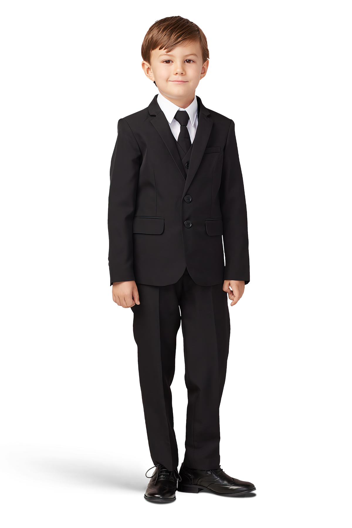 Kids Black Suit 5 Piece Set