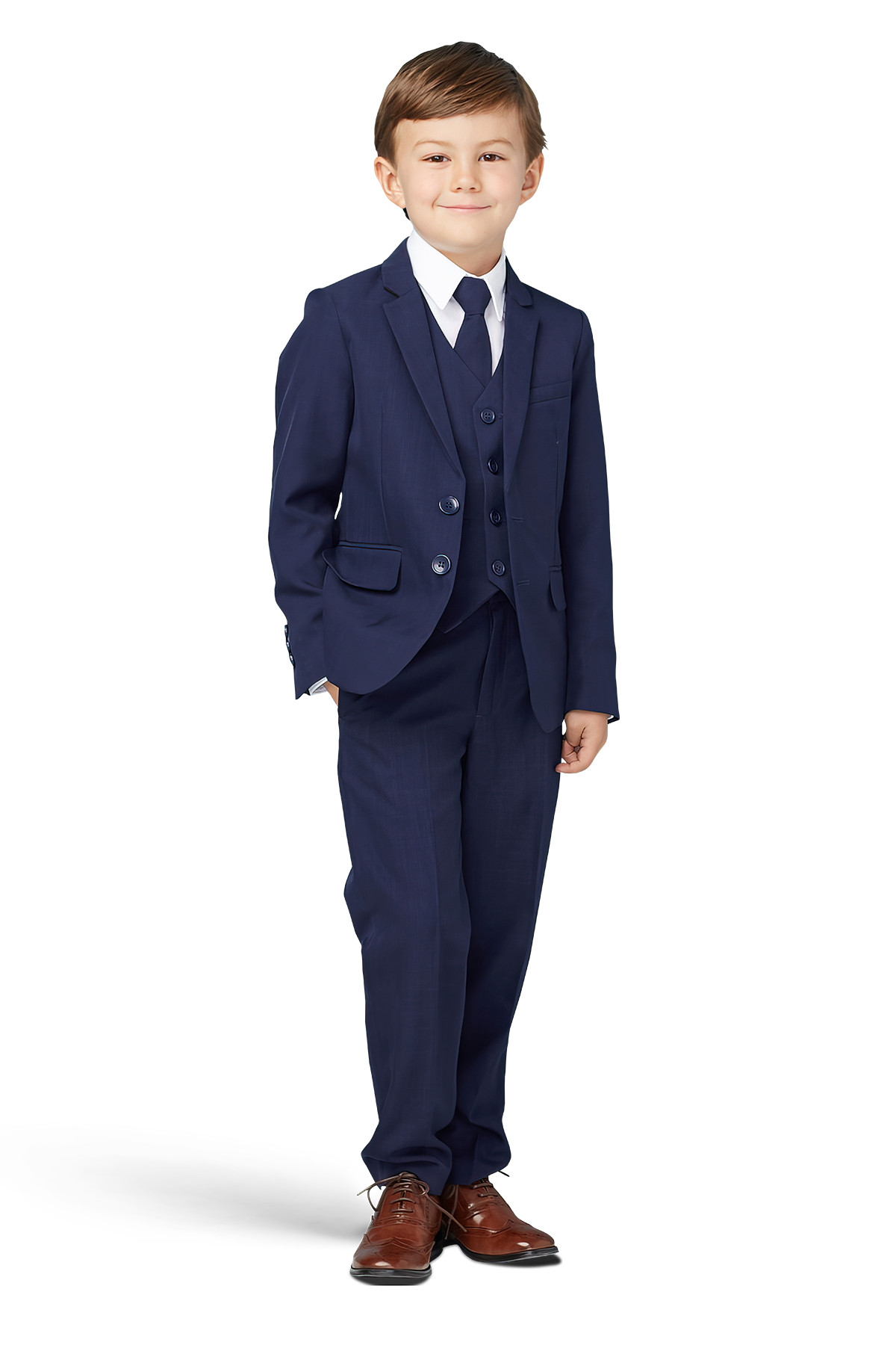 Cobalt blue boys suit hot sale