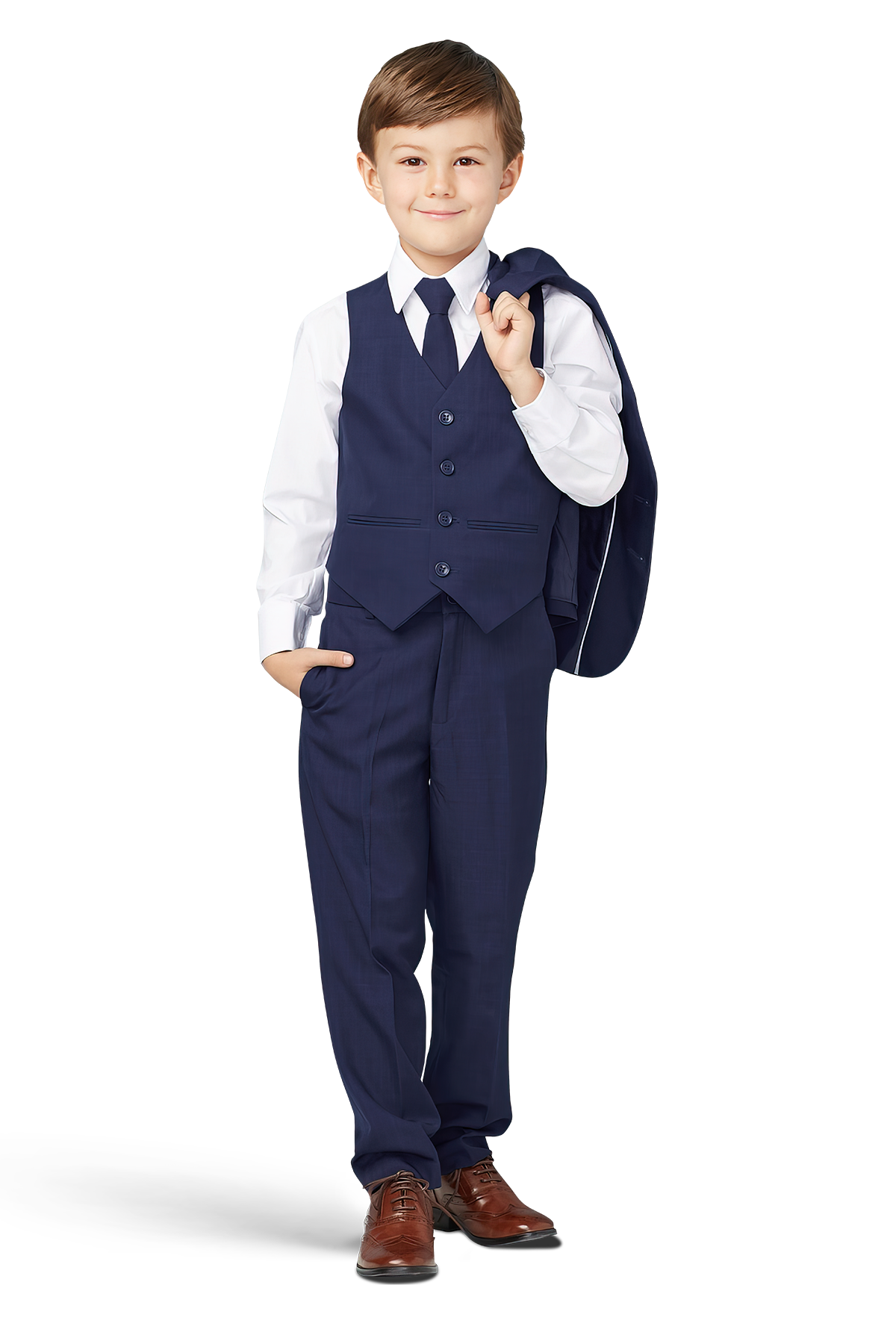 Kids Cobalt Suit 5 Piece Set